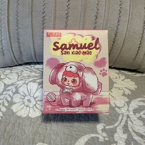 Samuel San Xiao Mao Puppy Be Good Plush or Vinyl Blind Box. New. Not opened.